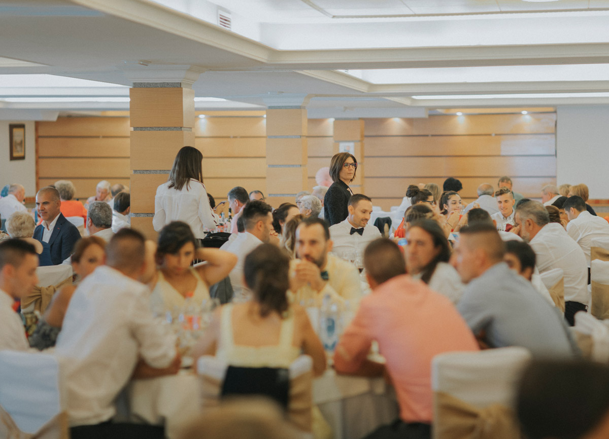 banquete de boda en el Hotel Alfonso I de Tui